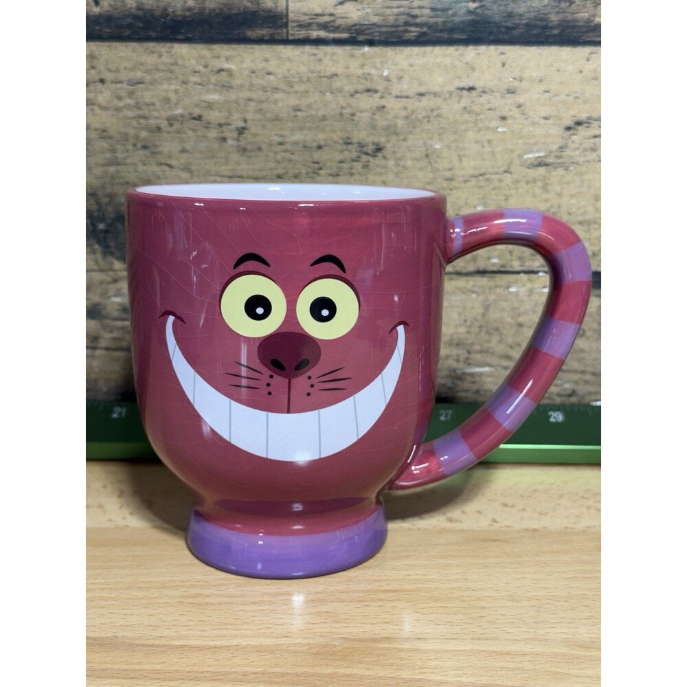 🔥Disney Parks Exclusive Cheshire Cat Face Mug Alice In Wonderland